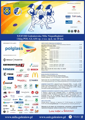 plakat do druku mila goleniowska 2026 