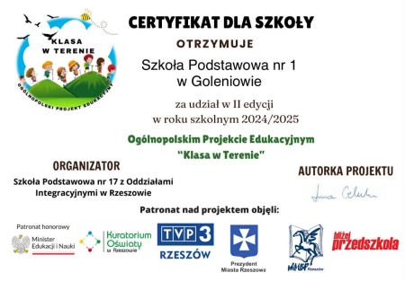 Projekty edukacyjne realizowane przez klasy 2 w roku szkolnym 2024/2025.