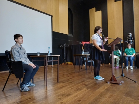 Debata kandydatów na przewodniczącego Samorządu  Uczniowskiego