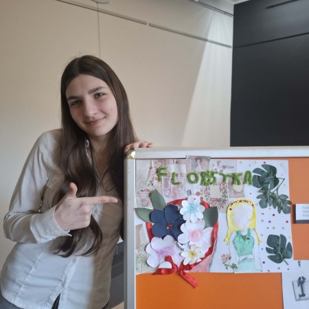 Wyróżnienie naszej uczennicy w konkursie plastycznym ''Zawód moich marzeń'' 